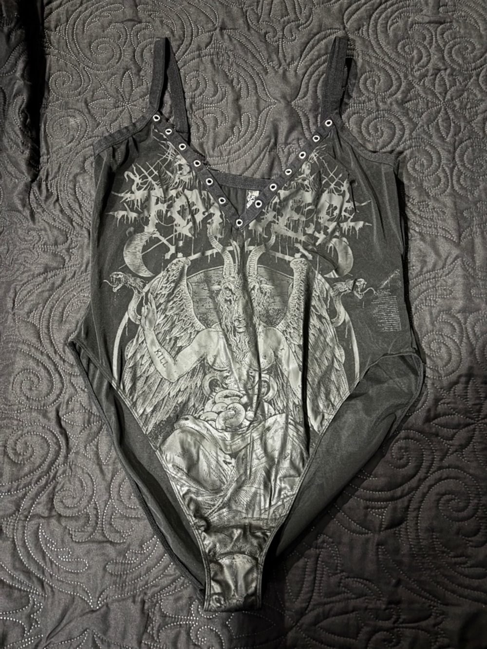Killstar Baphomet Bodysuit NWOT Size XXL